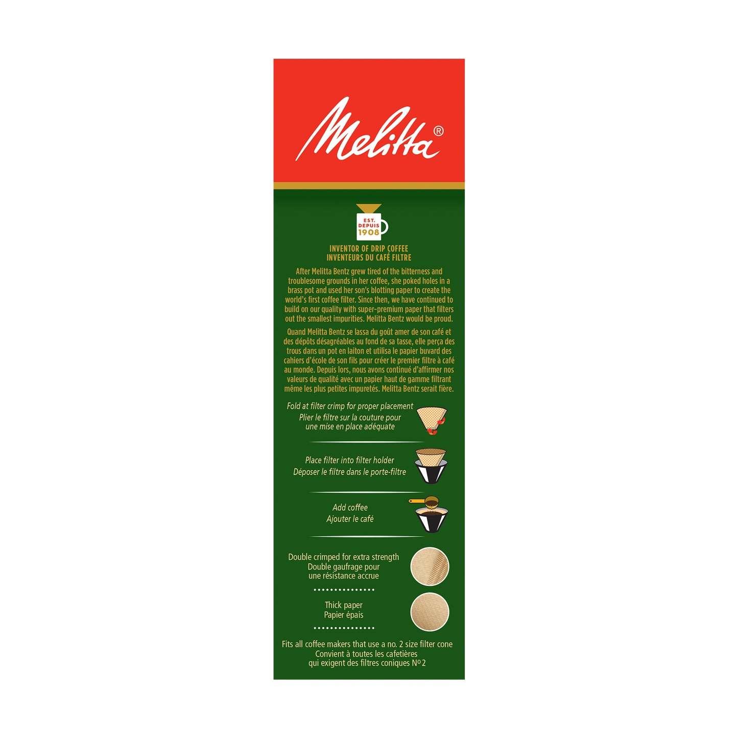 Natural Bamboo #2 Cone Filters