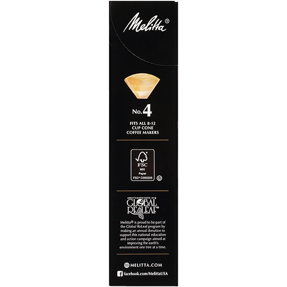 
                      
                        Melitta No. 4 Gourmet Filter Paper
                      
                    