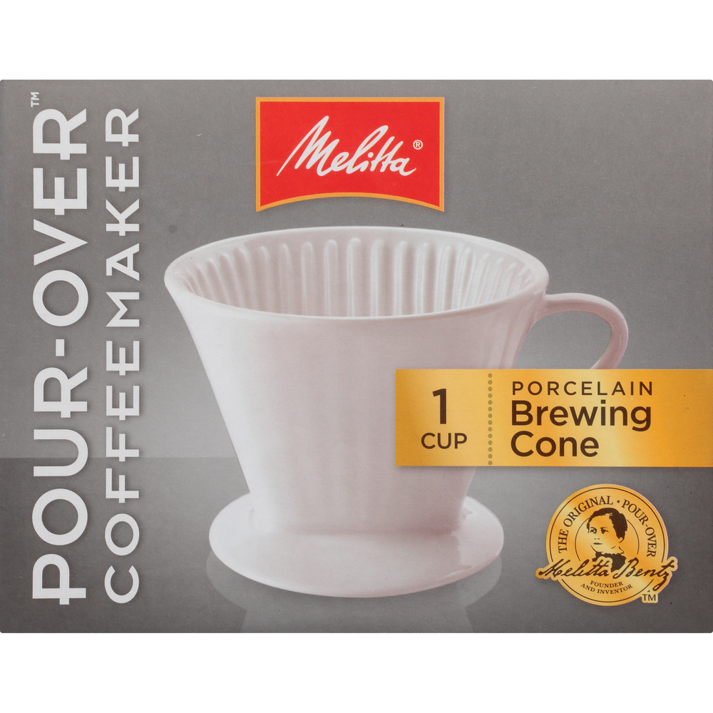 
                      
                        1-Cup Porcelain Pour-Over™ Coffeemaker
                      
                    