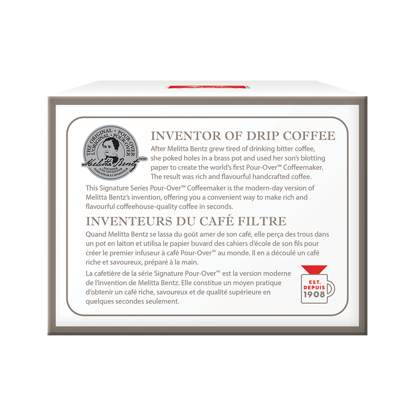 Signature Series Porcelain Pour-Over™ Coffeemaker - Black, 1-Cup
