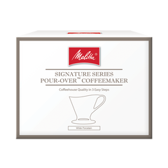 Signature Series Porcelain Pour-Over™ Coffeemaker   - White, 1-Cup