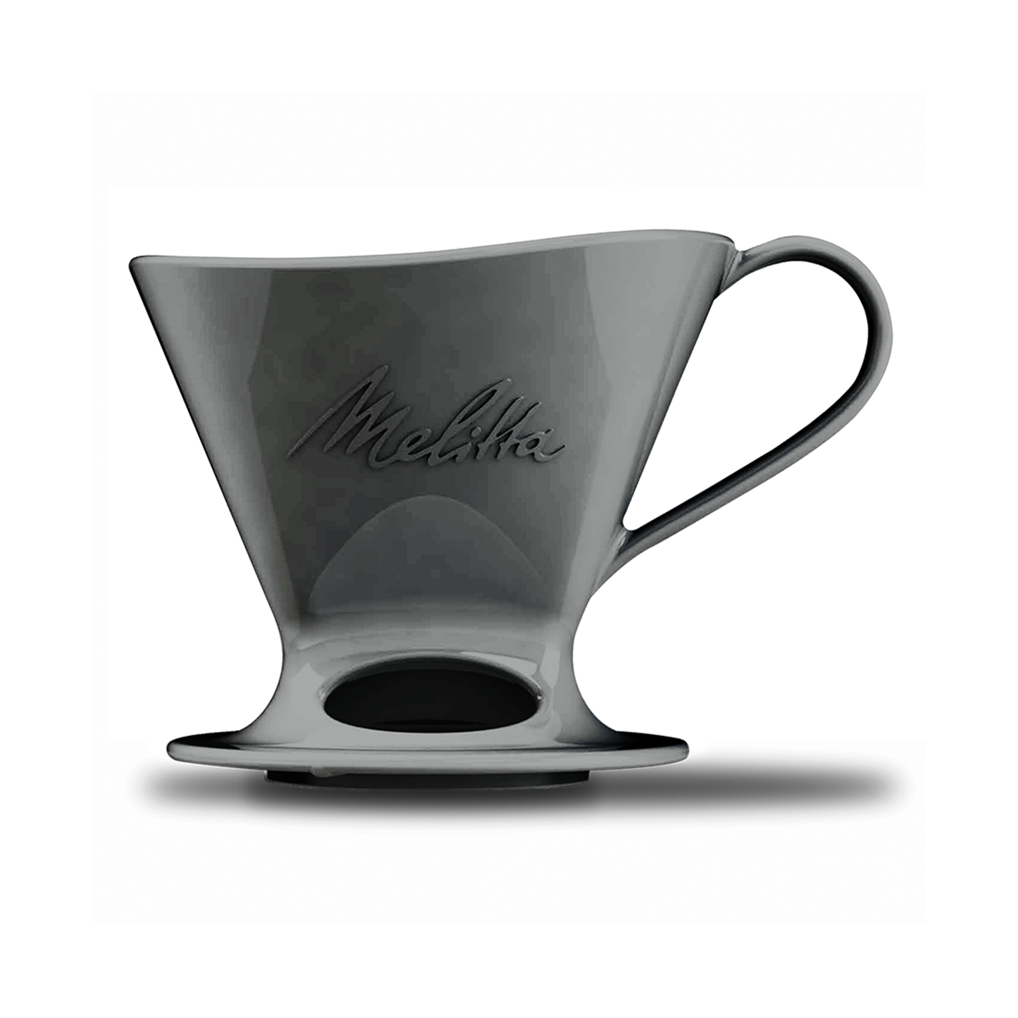 Signature Series Hybrid porcelain Pour-Over™ Coffeemaker  - Gun Metal, 1-Cup